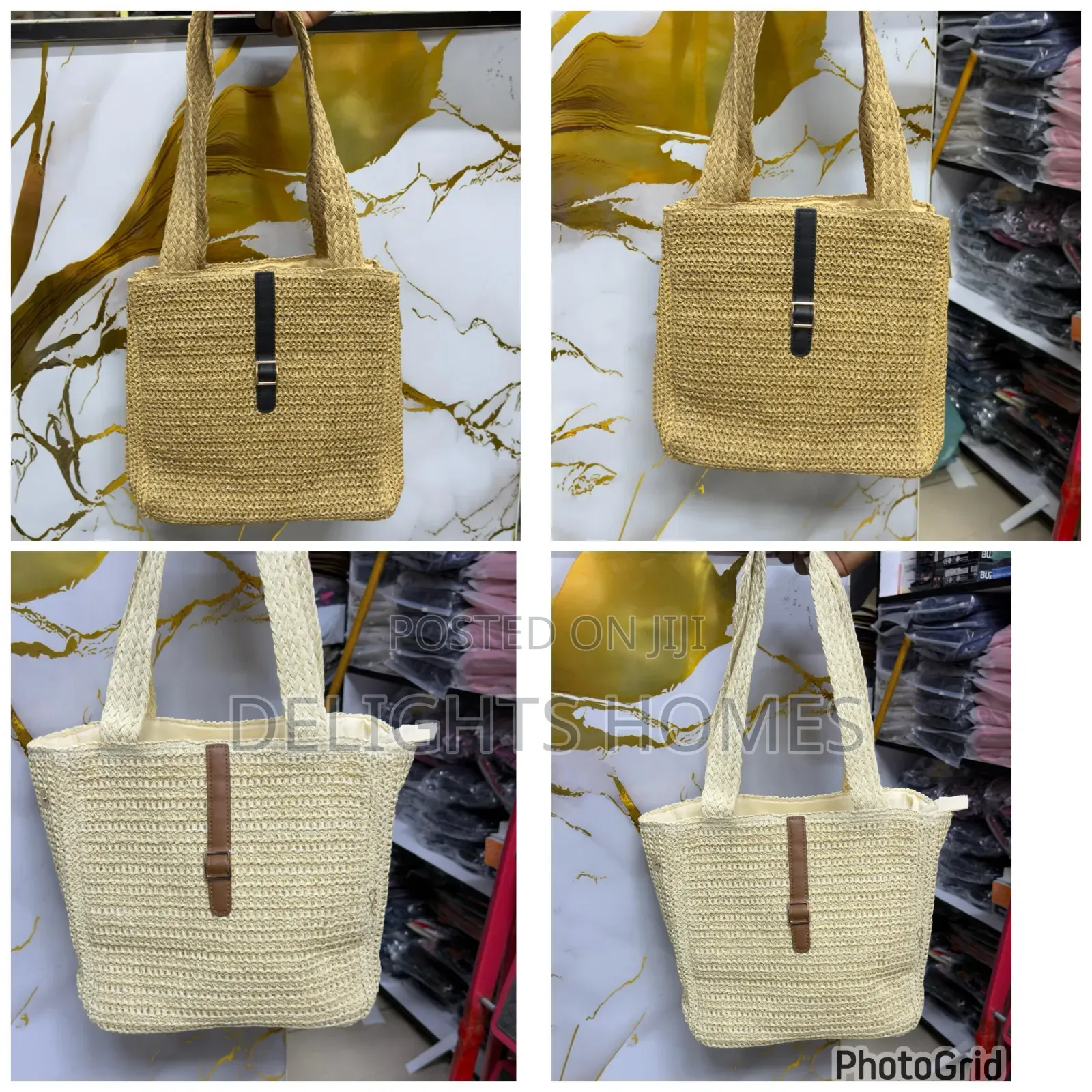 Elegant Woven Summer Straw Tote Bags_yu