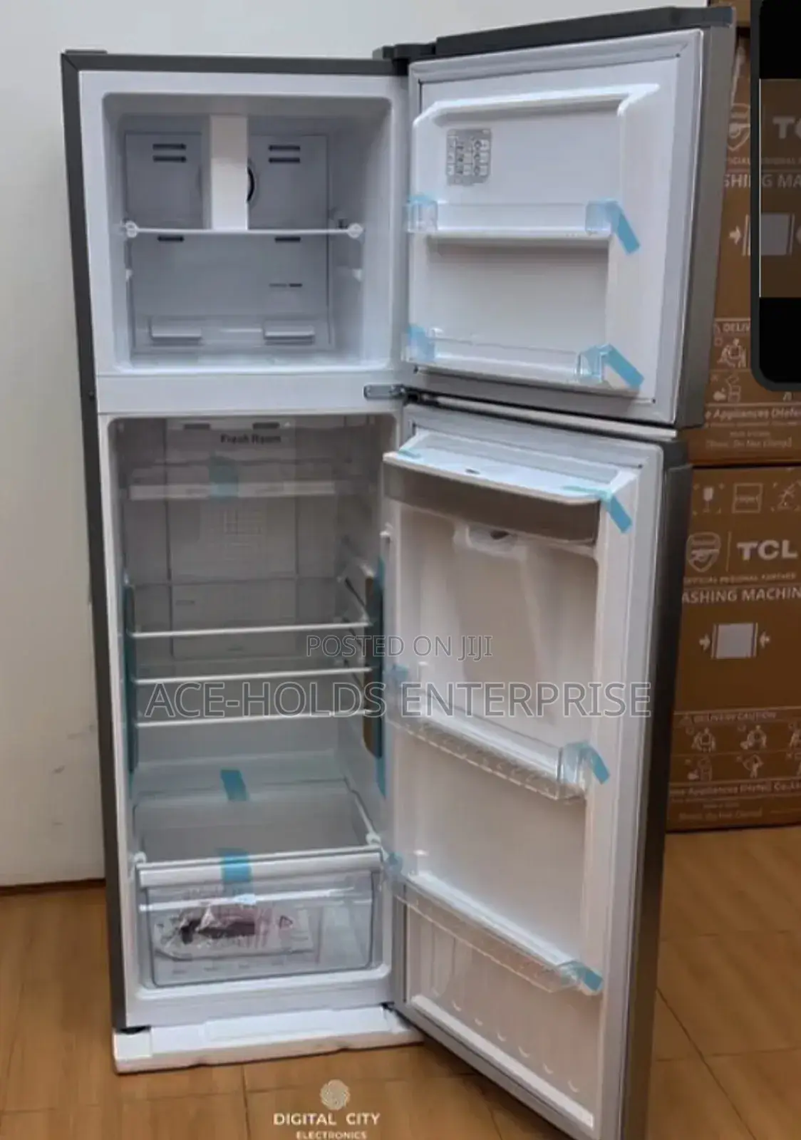 Syinix (Fd257dft01k) 257 Litres Non-Frost Fridge - Water Dispenser