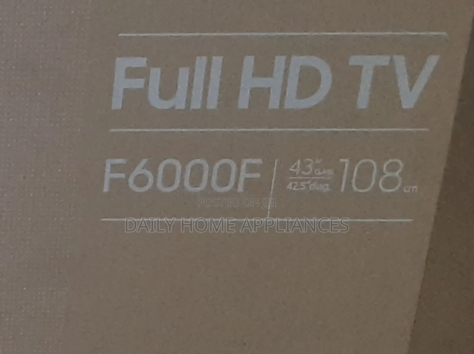 Samsung F6000f 43" Inch FHD Tv