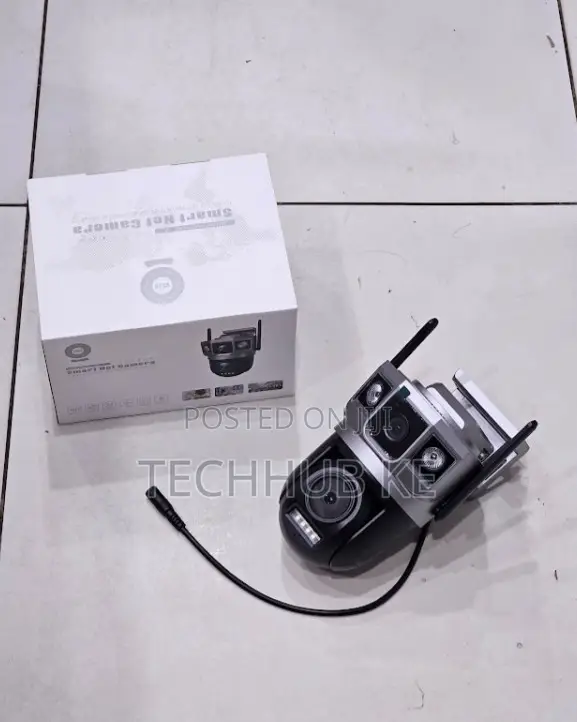 4g Dual Lens CCTV Camera With Sim Card 360° PTZ Monitoring