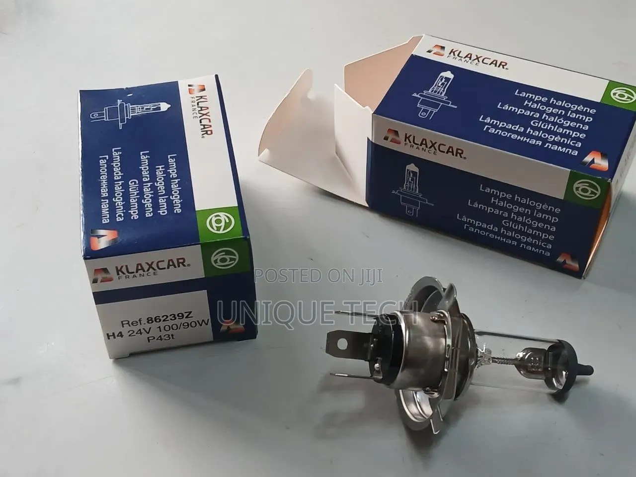 H4 Klaxcar Halogen Headlight Bulbs 2pcs