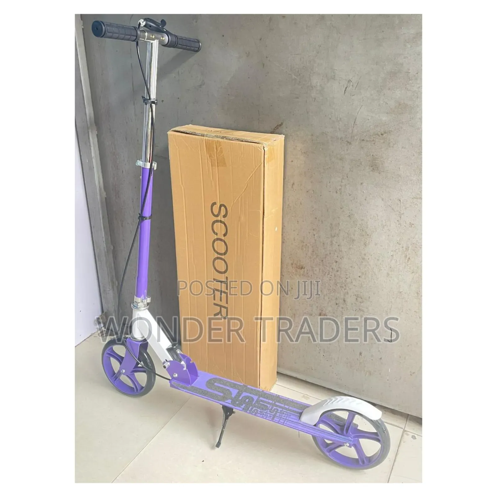 Foldable Metallic Scooters : Black, White,Pink and Purple 8 Yrs