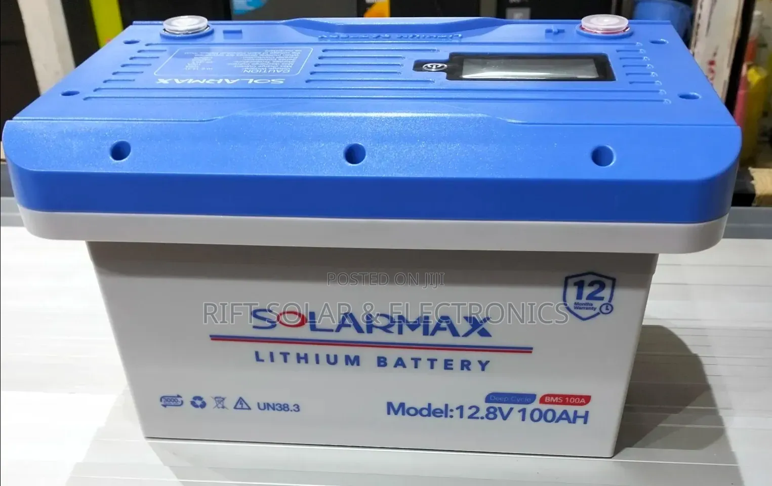 100ah - 12v Lithium Ion Solar Battery Top Grade With Display