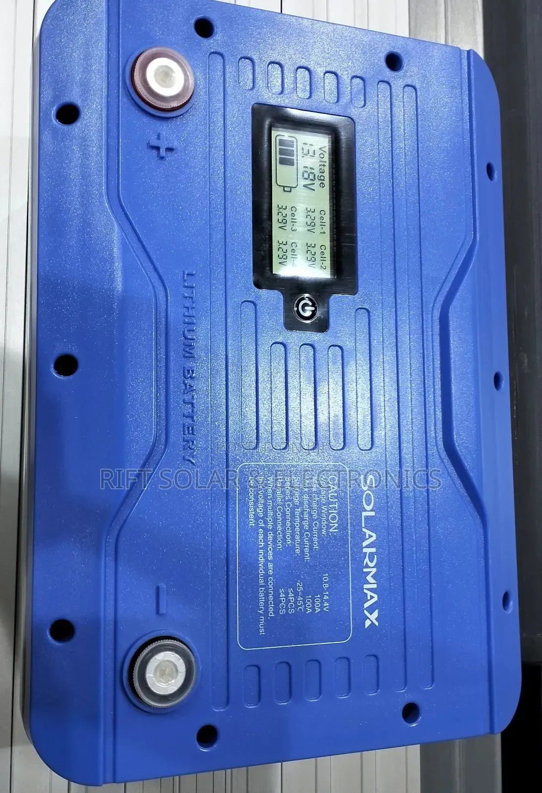 100ah - 12v Lithium Ion Solar Battery Top Grade With Display