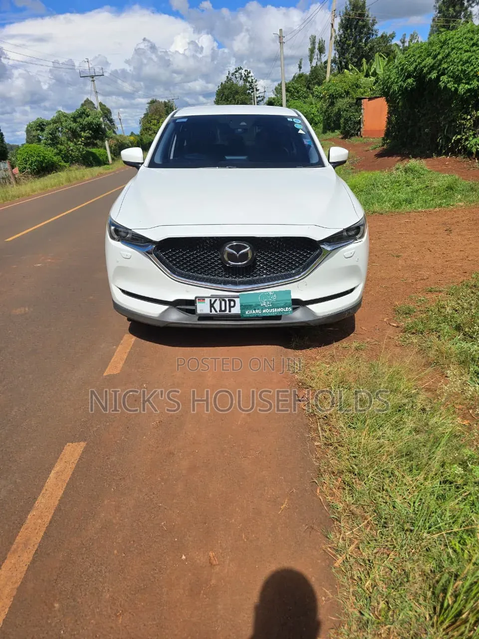 White Mazda Cx5 For Rental Or Self Drive