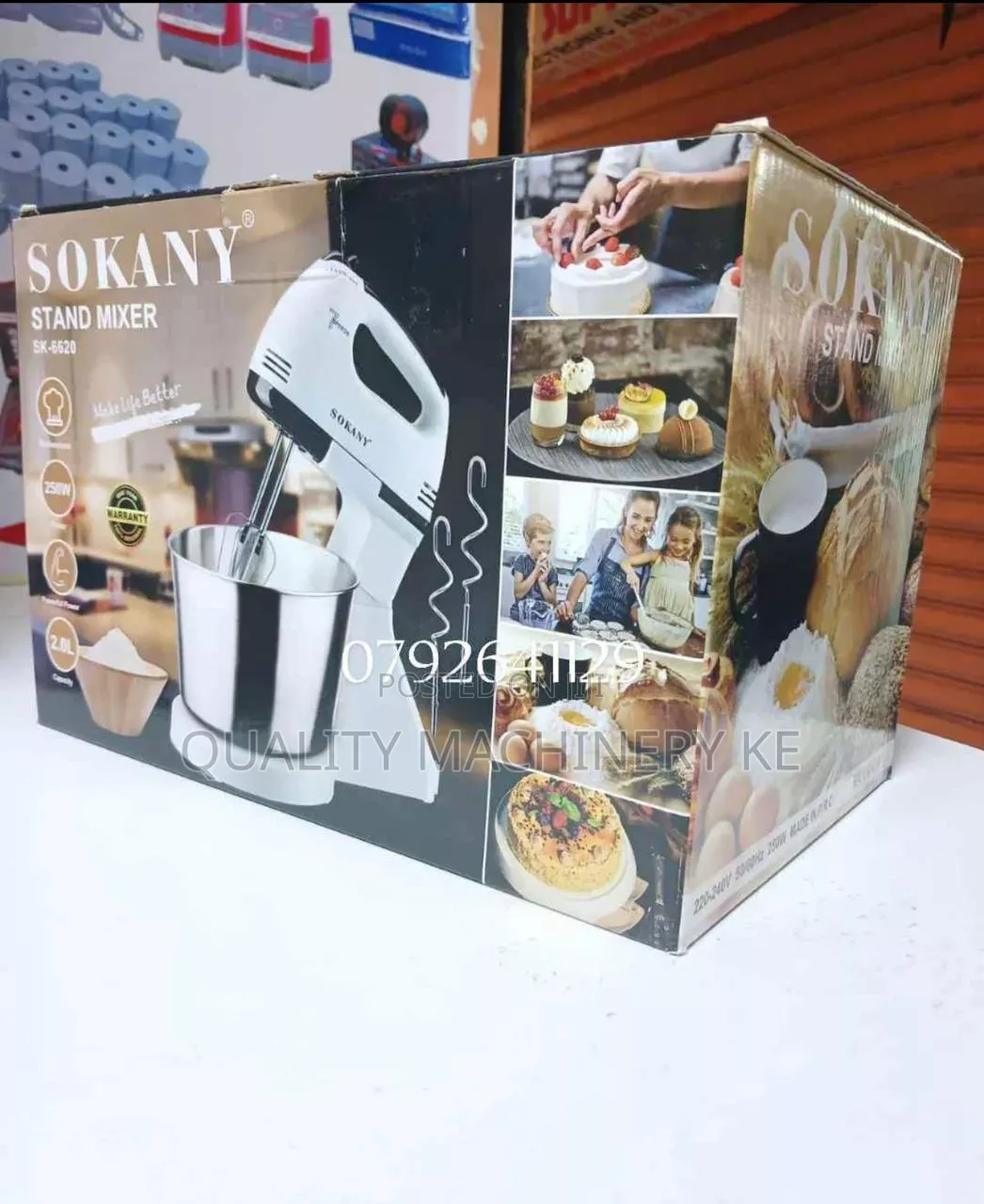 High-Performance Sokany Hand Mixer With Bowl