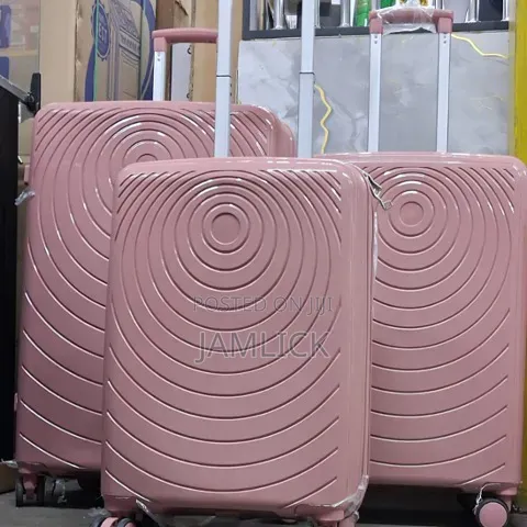 Unbreakable Pp Rubber 3-in-1 Suitcase Set - Pt