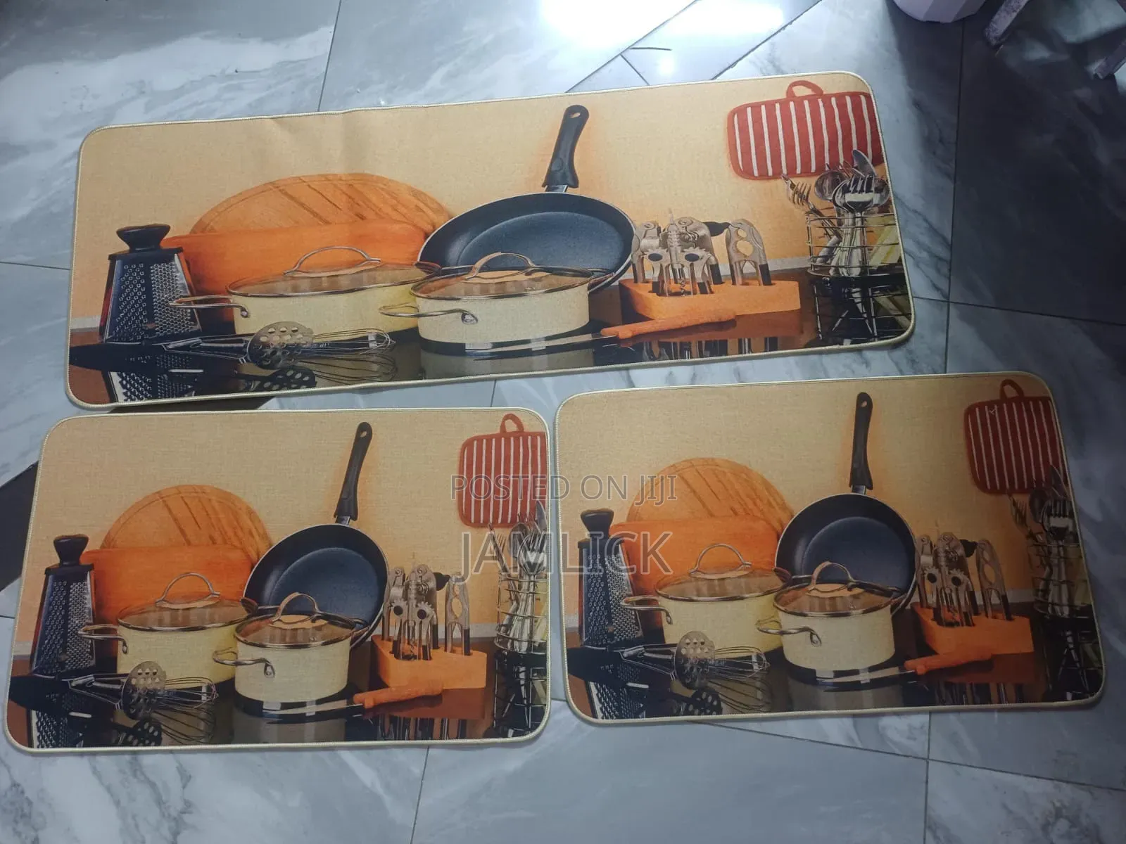 3 Pieces Kitchen Mat Set - Gw