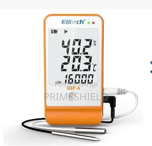 Elitech GSP-6 Temperature Humidity Logger | Food Storage QC