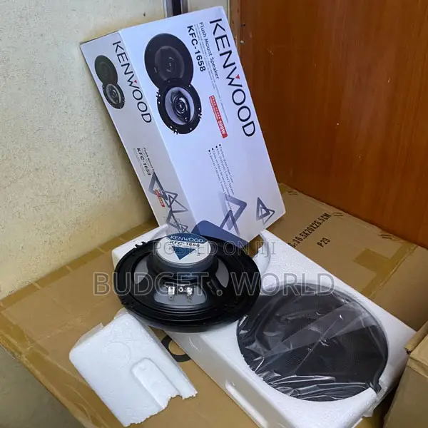 Kenwood 6-Inch Flush Mount Speakers – KFC-1658 Stereo Sound Solution
