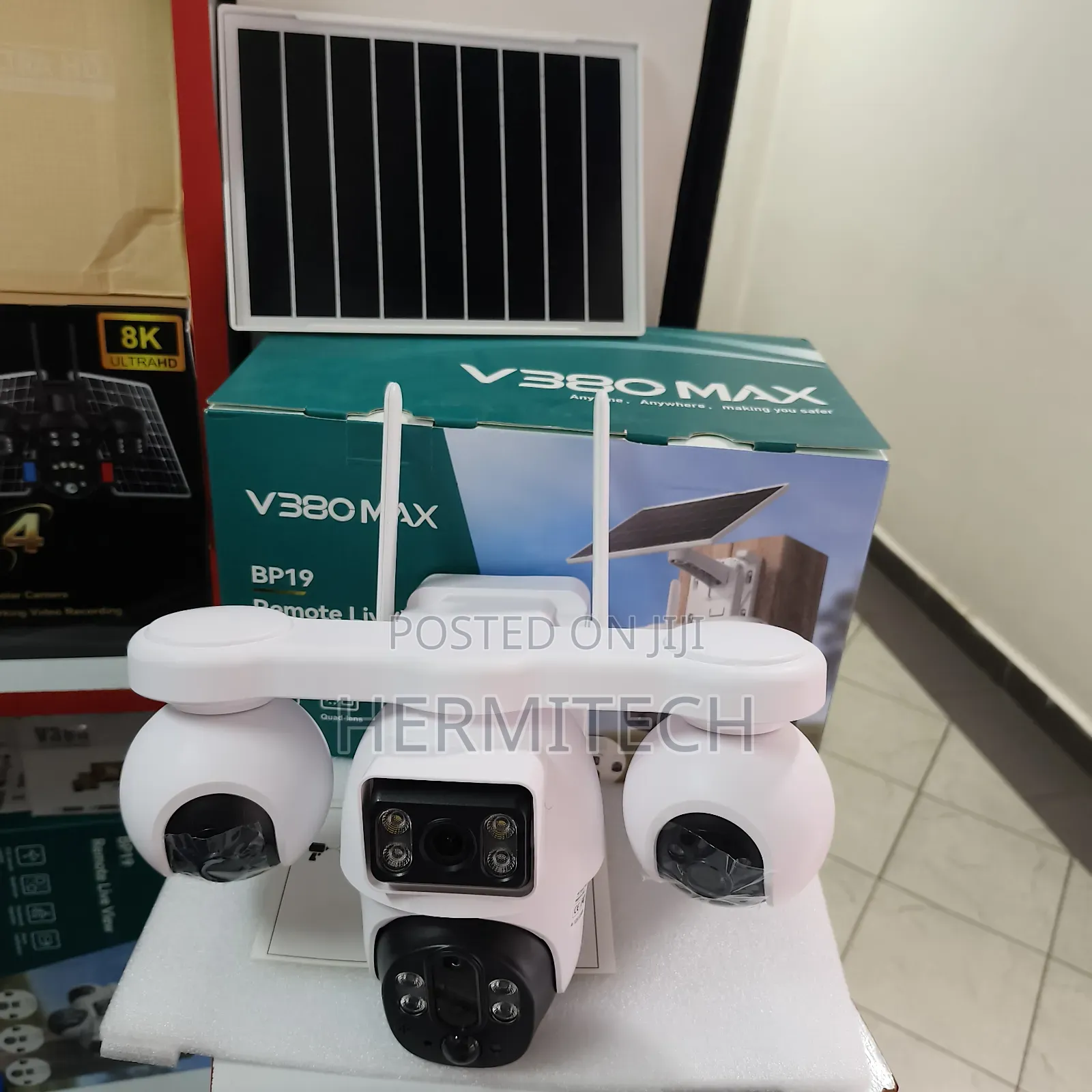 V380 Max Smart Home Security Cameras PTZ 4lens CCTV
