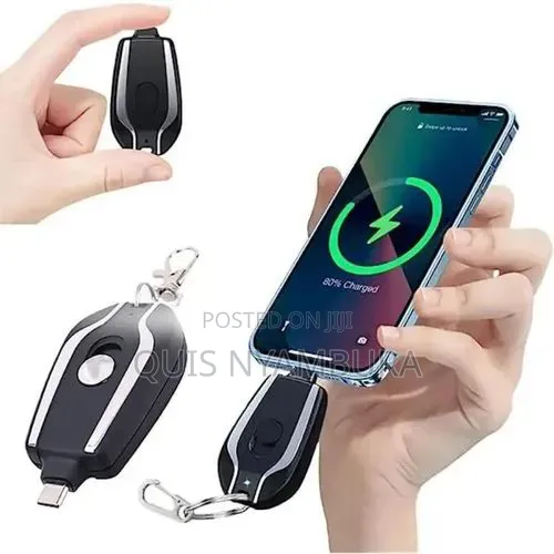 Portable Keychain Power Bank, iPhone, Type C and Normal Available