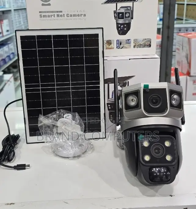 V380 Pro Dual Lens 4gsimcard Solar PTZ Security Cameras V380 Wifi