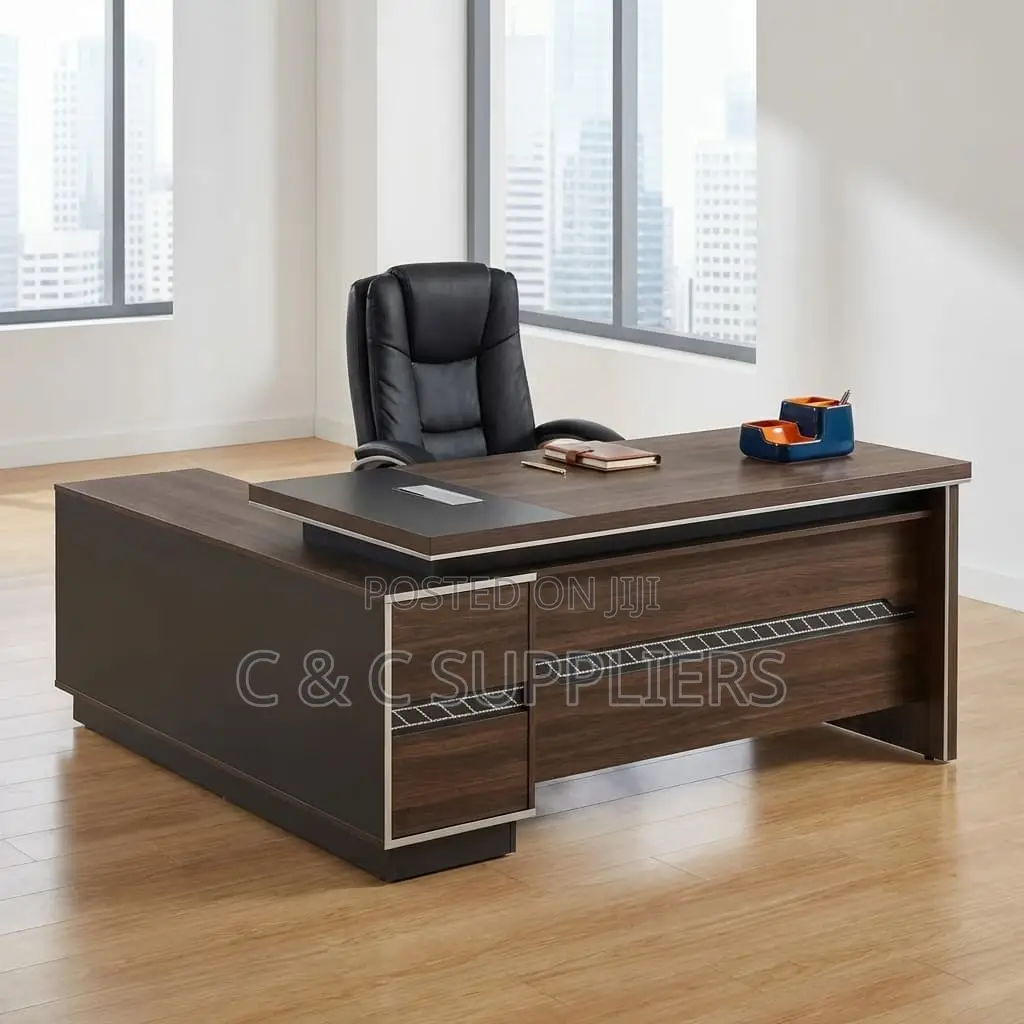 Office L-Shaped Boss Table-1800mm