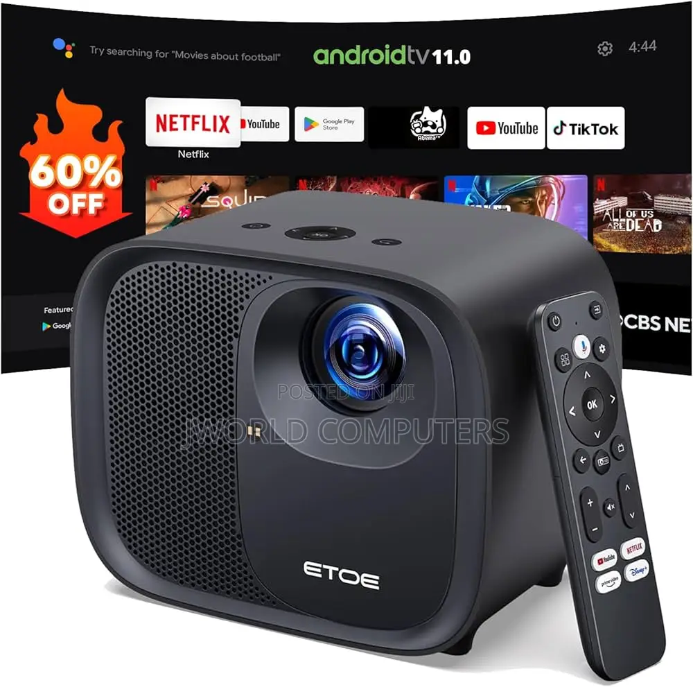 Etoe E3 Pro Laser Smart Projector, Full Hd, 1920 X 1080