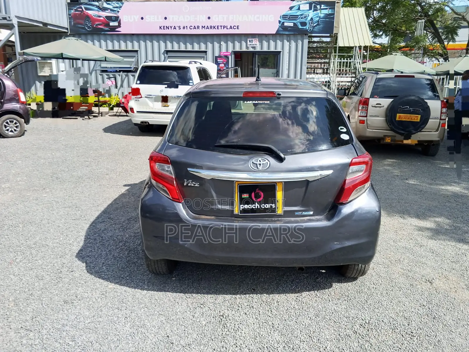 Toyota Vitz 2015 Gray