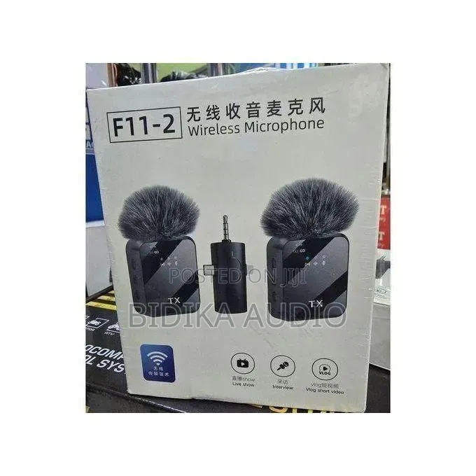 F11-2 Wireless Microphone for Content Creation, Interviews and Audio
