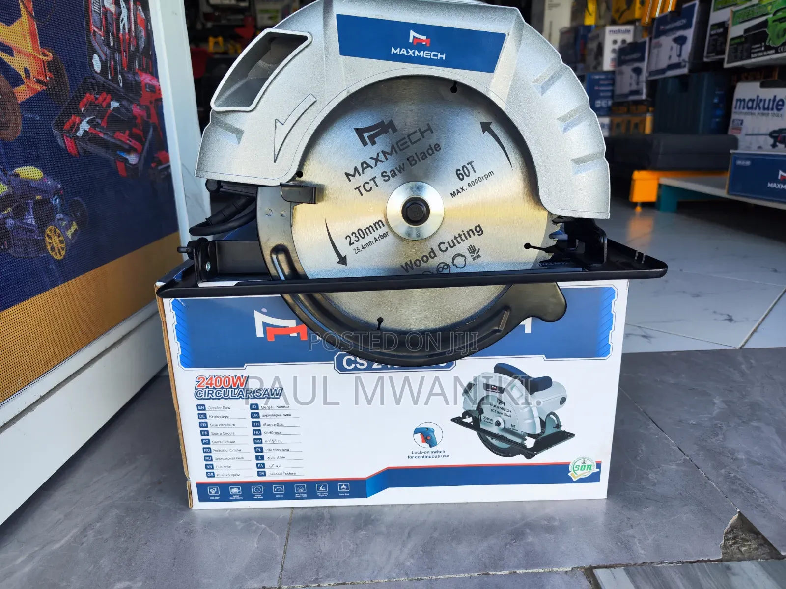 Maxmech Heavy Duty Circular Saw 2400w (Cs 2400-230) – Brand New