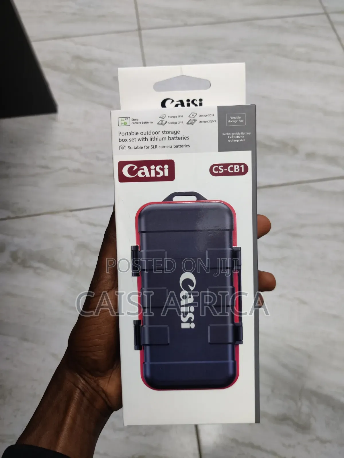 Caisi 16 Slots Memory Card With 2 Battery Storage Case