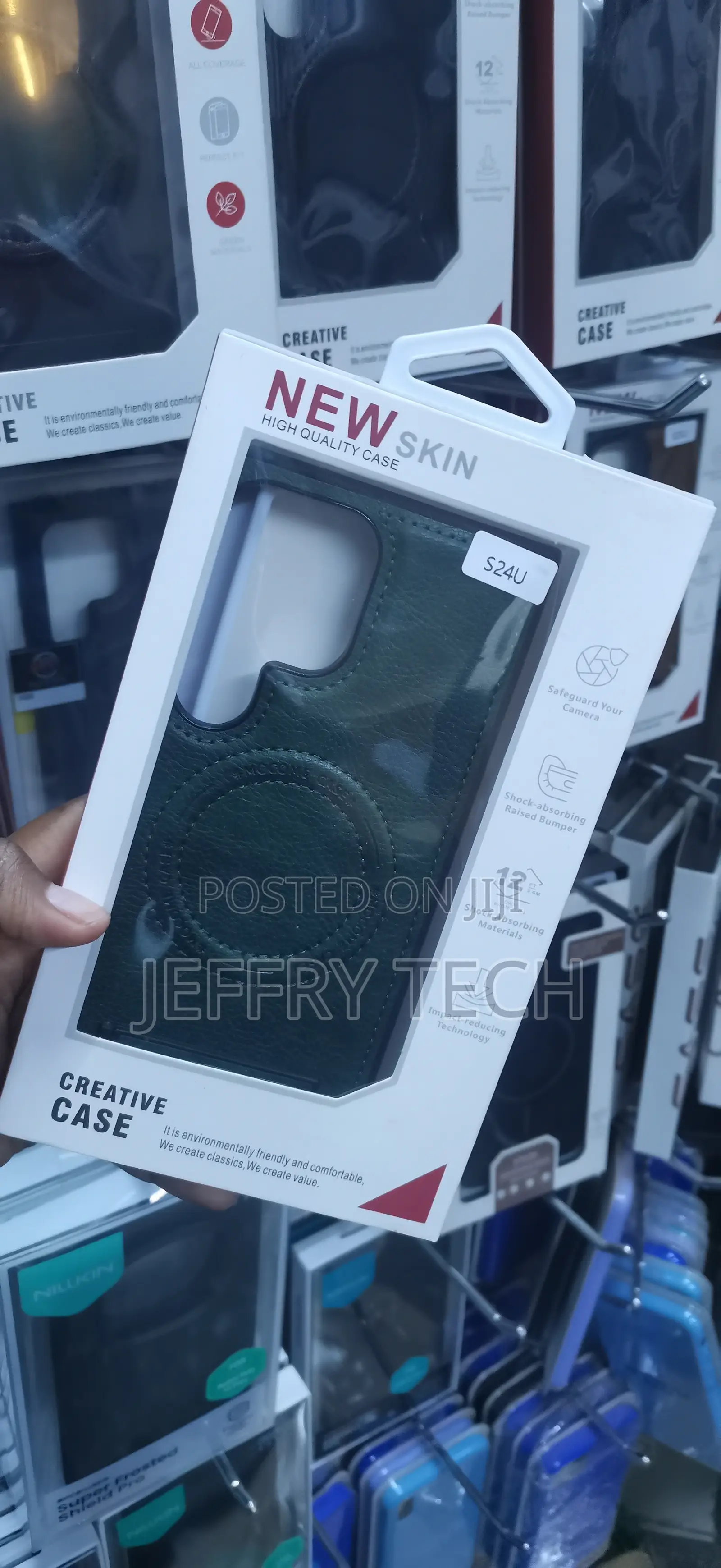 Samsung Galaxy S24 Comfortable, Anti-Slip Grip Cover.