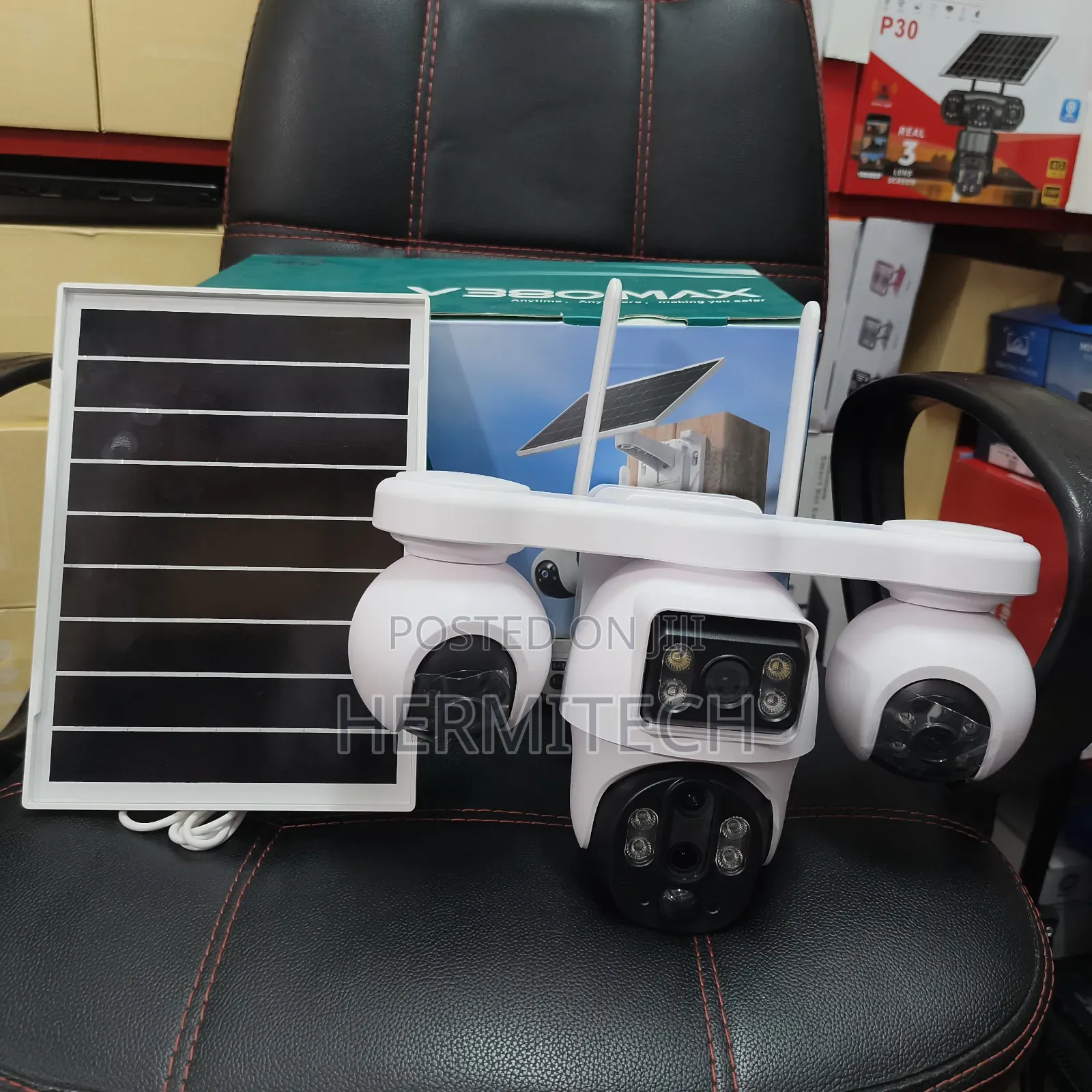 V380 Pro 4g Solar Powered CCTV Cameras Outdoor Surveillance