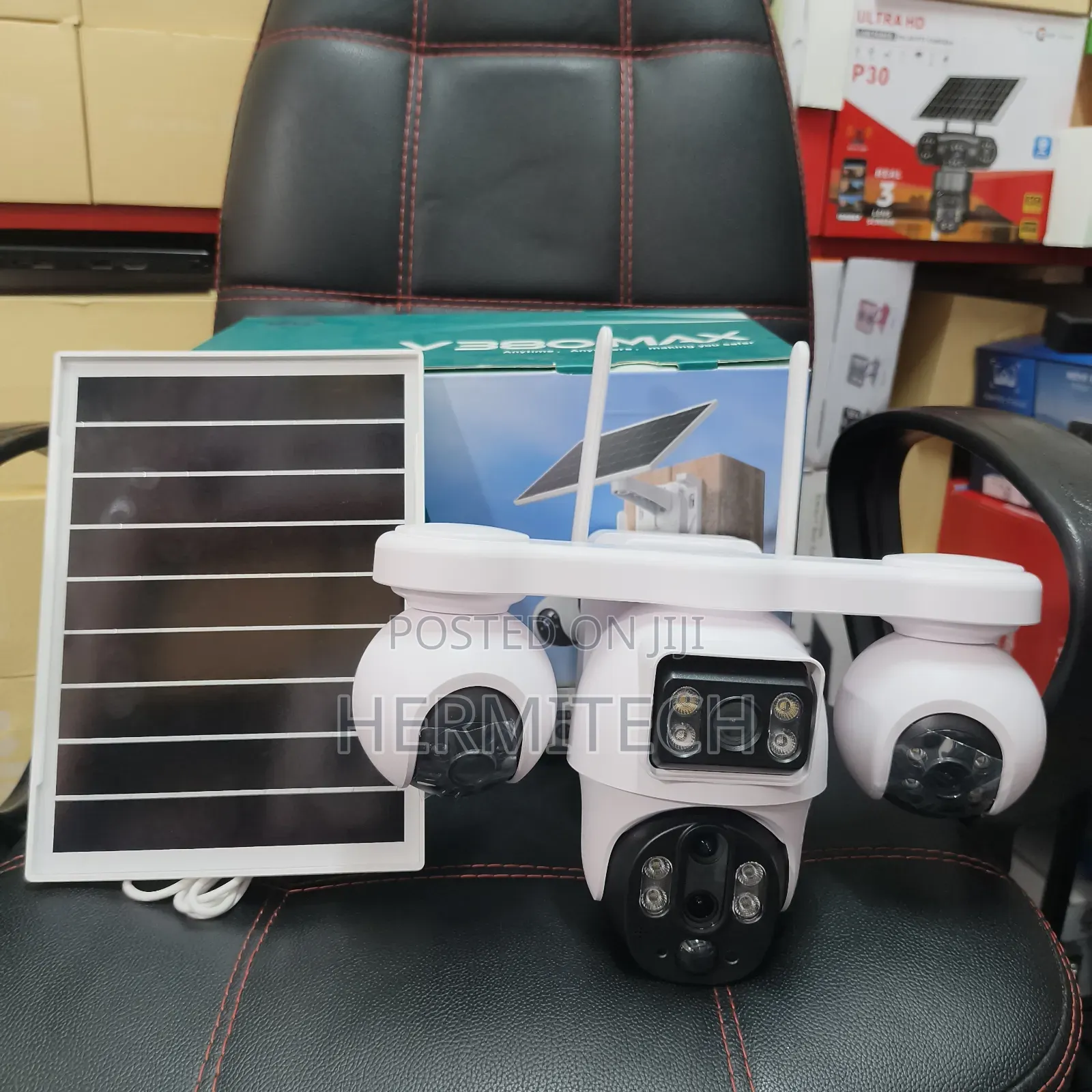 V380 Pro 4g Solar Powered CCTV Cameras Outdoor Surveillance