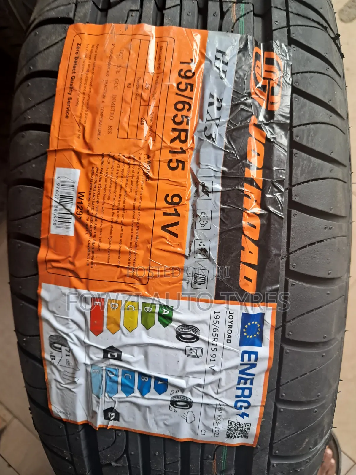 195/65/R15 Joyroad 91v