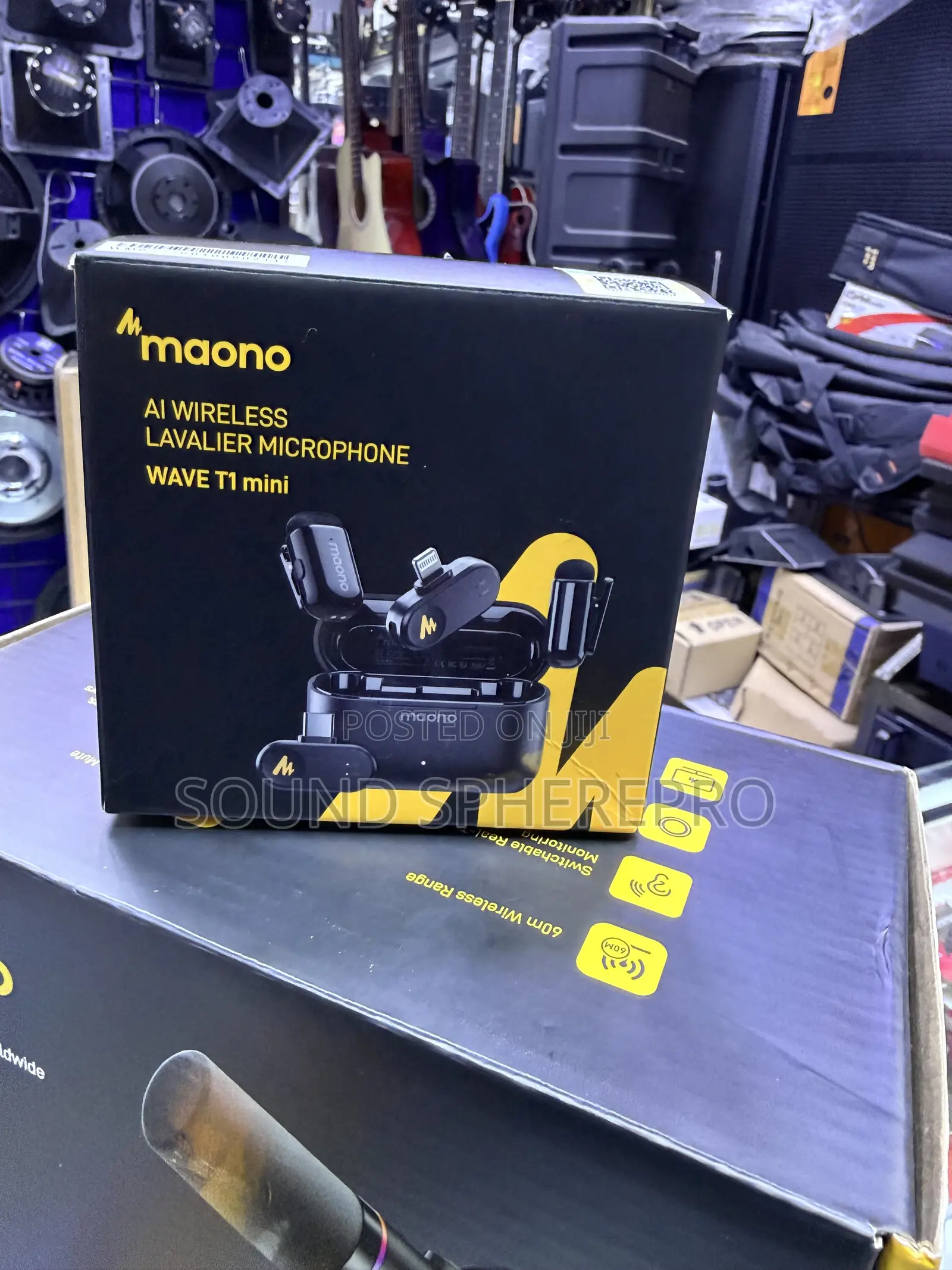 Maono Wave T1 Mini Lapel Phone Wireless Microphone