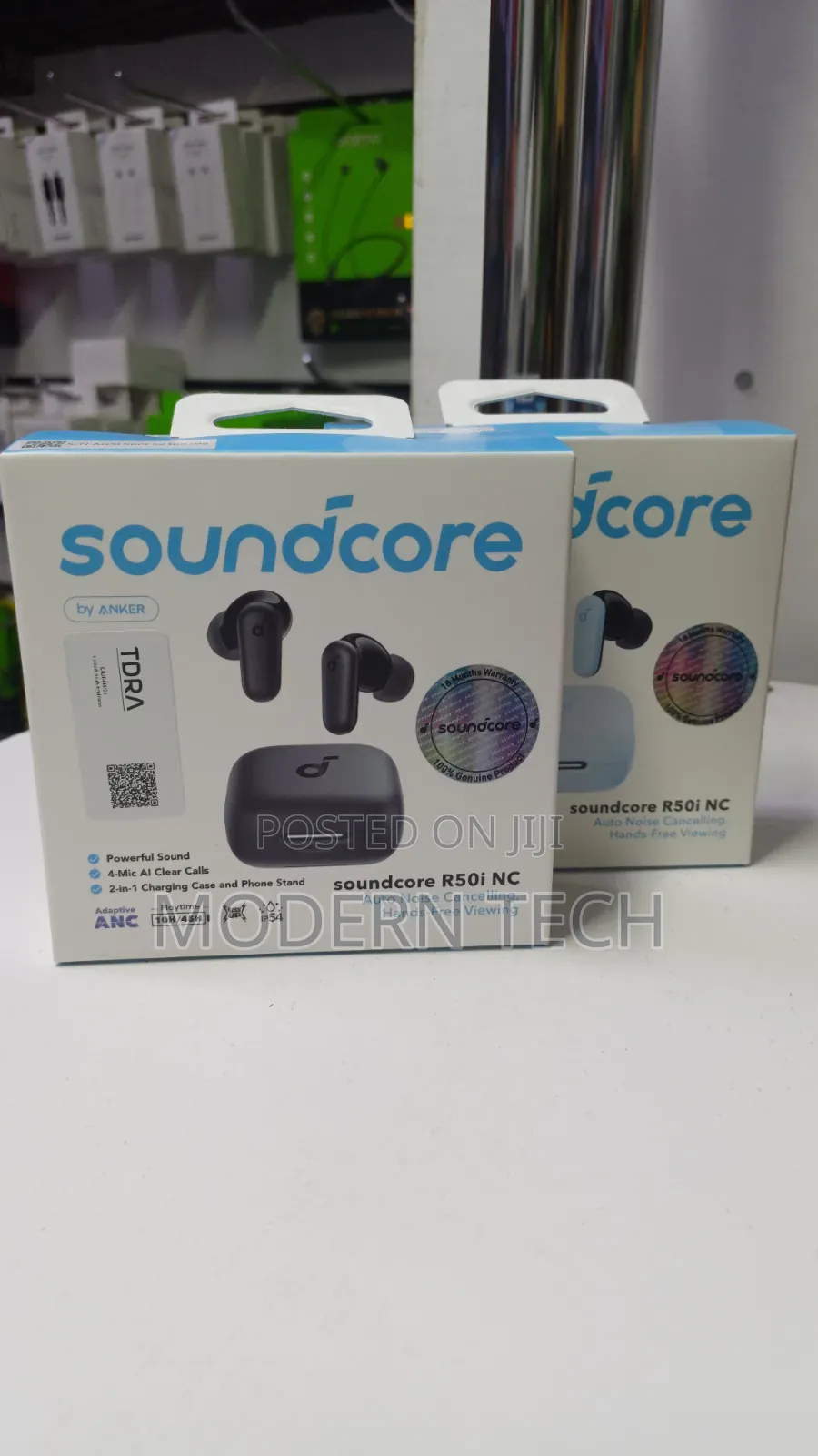 Anker Soundcore R50i Nc TWS – 10mm Drivers, Anc, 40 Hours Battery