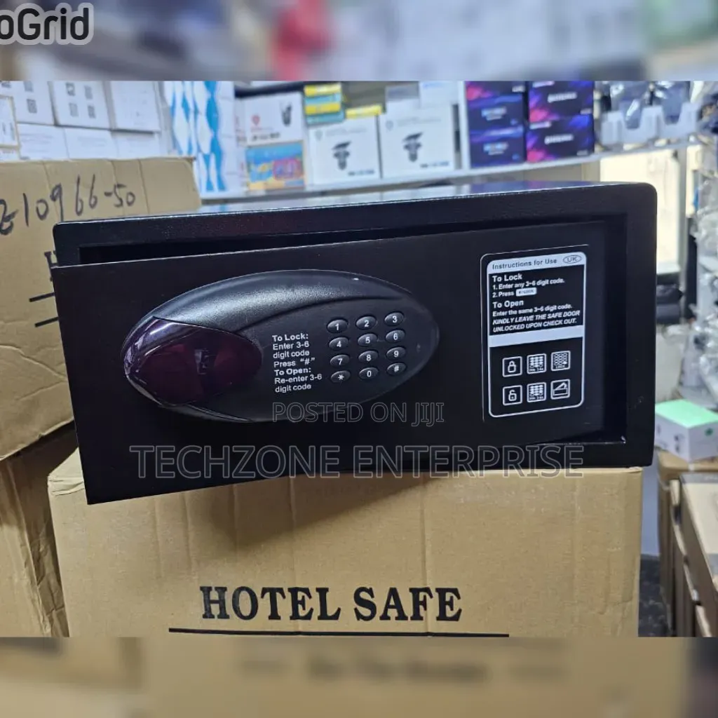9kg Hotel Money Safe Box With Backup Access,,