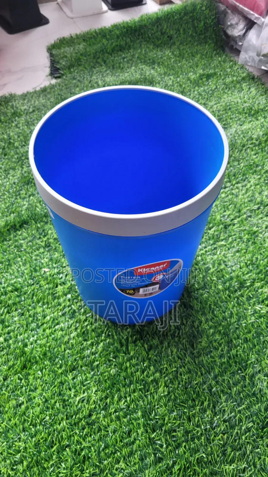 Kleaner 10l Open-Top Plastic Dustbin / Waste Basket for Home Office