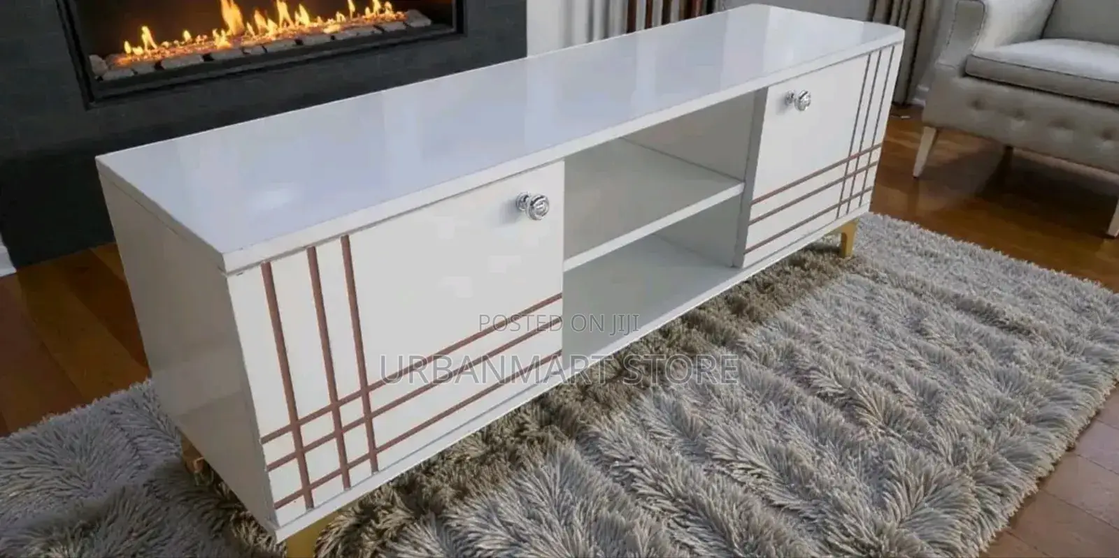 Sydney Modern Tv Cabinet 4ft White