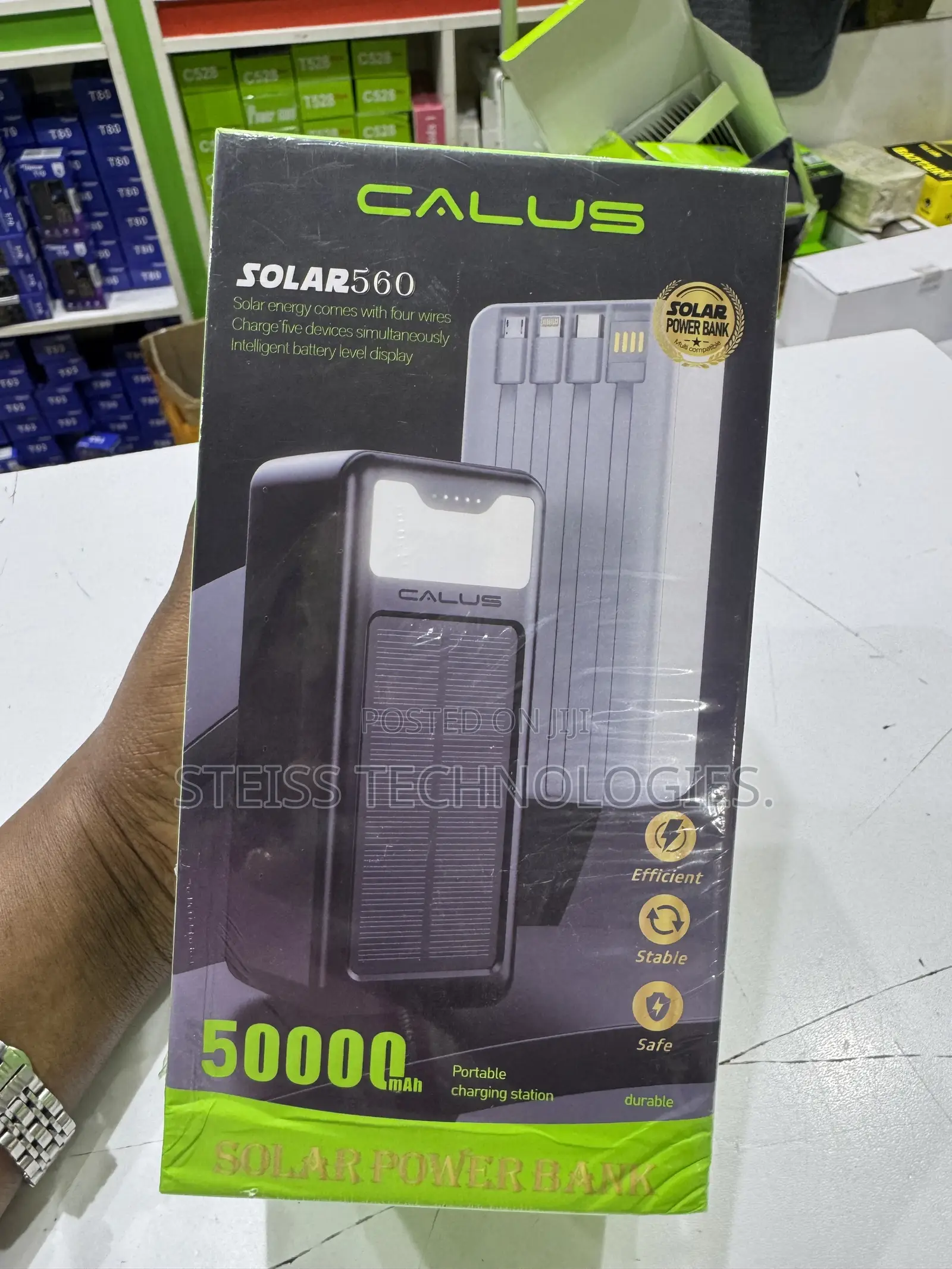 50000mah Calus Solar Portable Powerbank