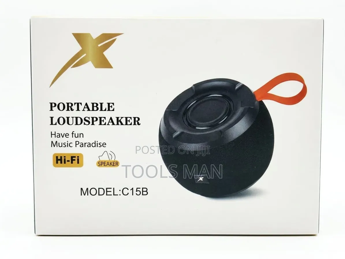 X C15b Portable Hi-Fi Bluetooth Loudspeaker - Small Bass Speaker.