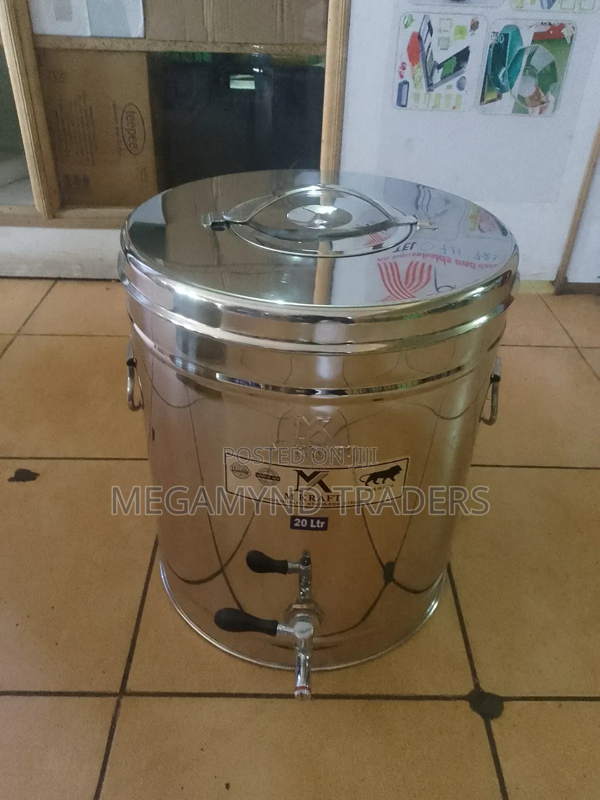 20l Stainless Steel Non - Electric Tea Urn / Manual Stainless Tea Urn