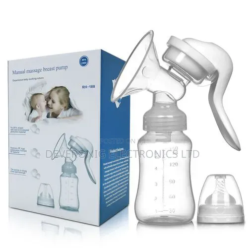 *Manual Breast Pump With Bottle Cap