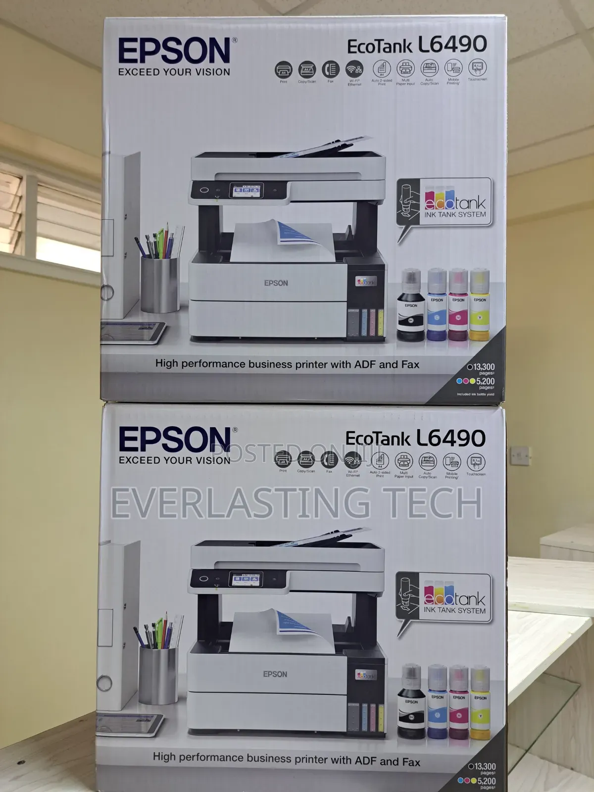 Epson L6490 Ink Tank Printer, Print, Copy, Scan and Fax