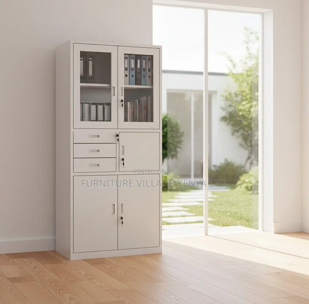 Modern Metal Filing Cabinet for Home Office