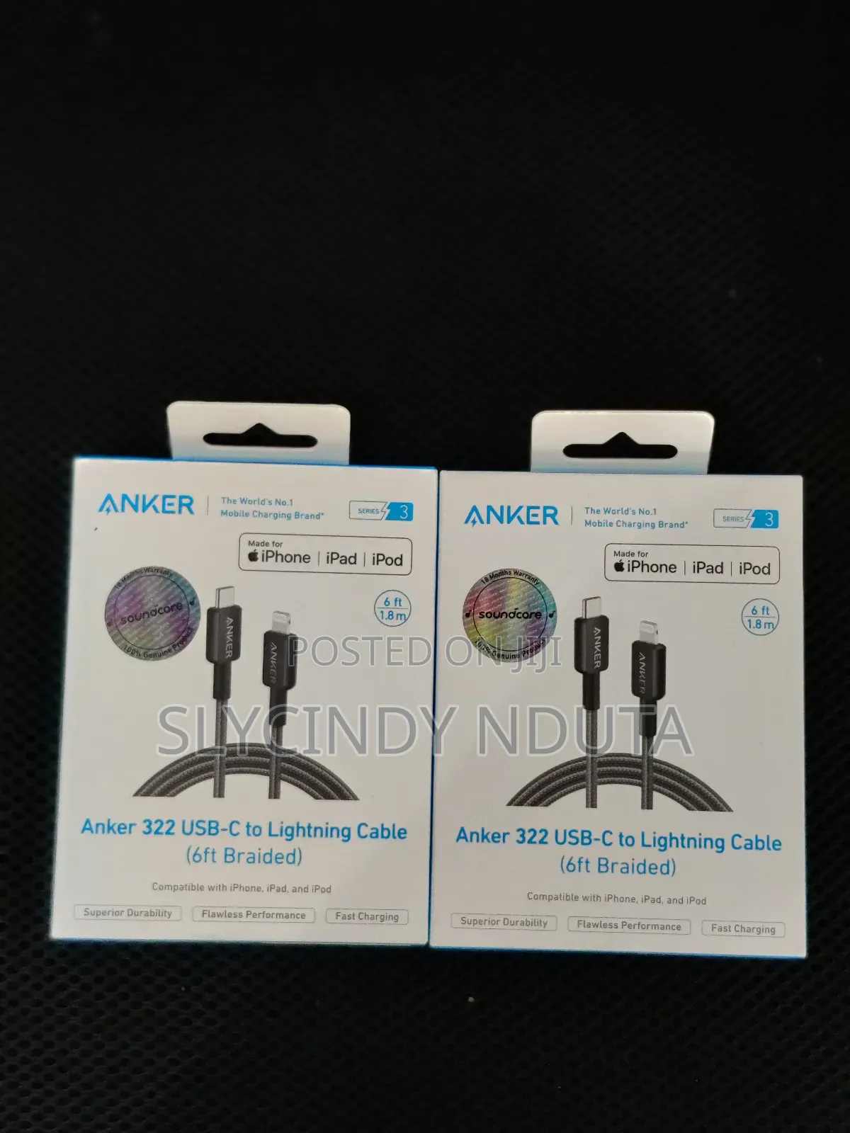 Anker 322 Usb-C to Lightning Cable (6ft)
