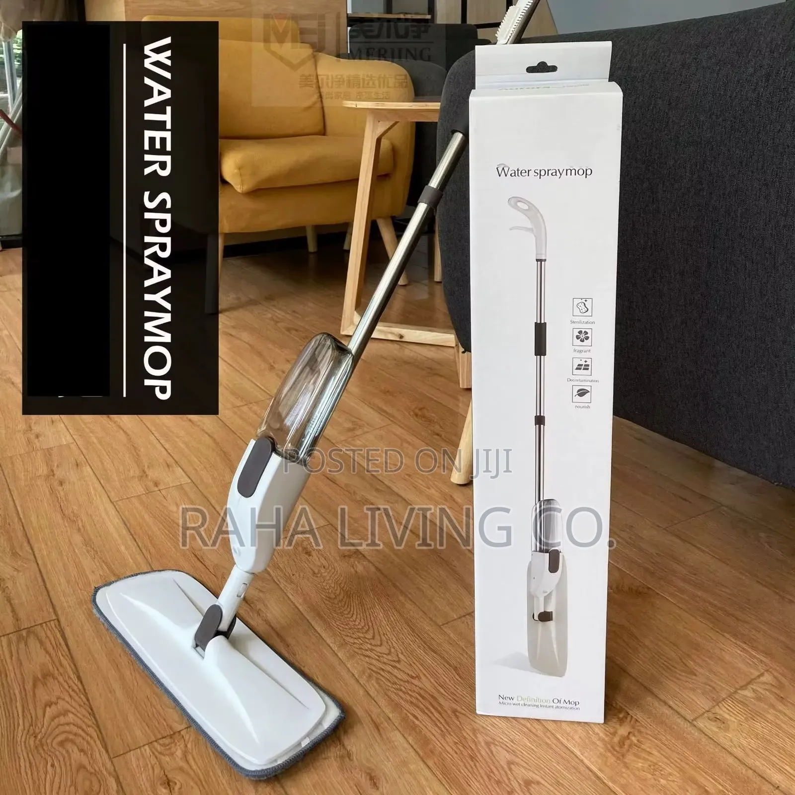 Wet Dry Water Spray Mop | All Floor Types