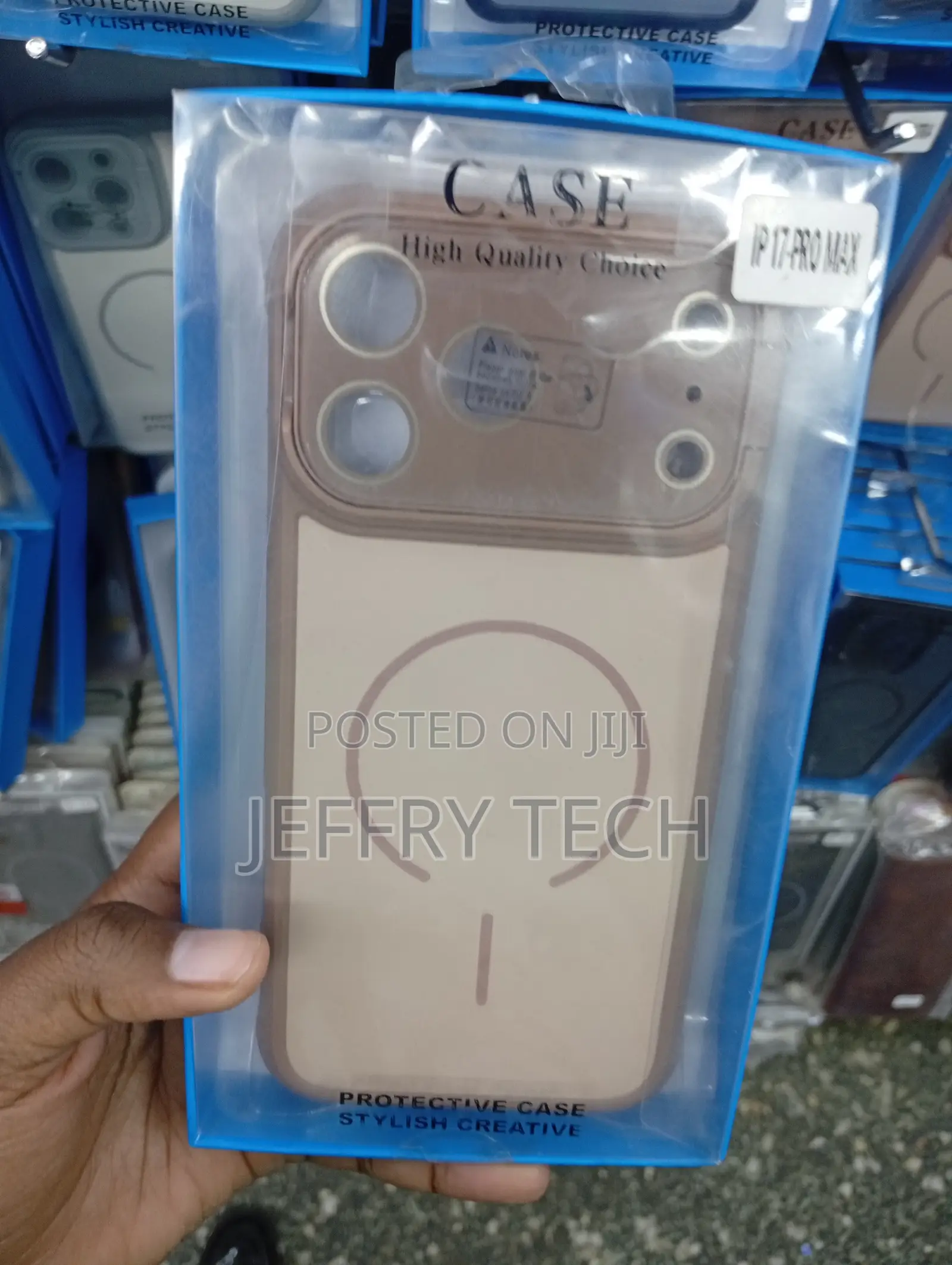 iPhone 17 Pro Max Sleek, Desert-Gold Protective Silicone Case