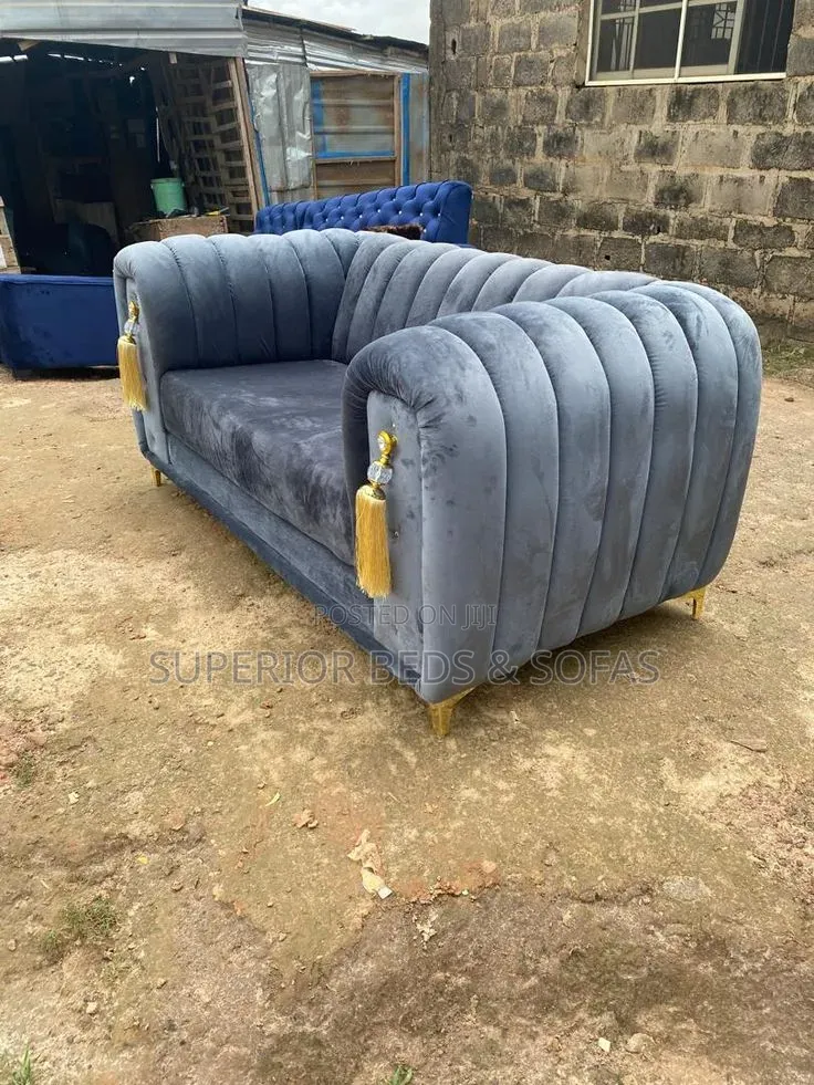 2 Seater in Steel Blue: Pay on Delivery