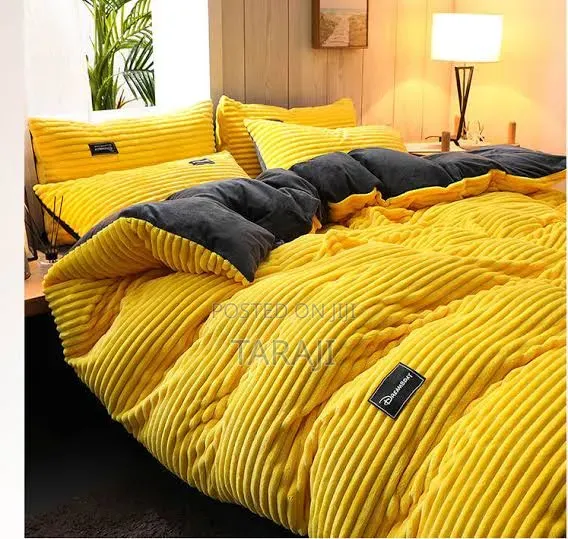 Luxury 4-Piece Velvet Duvet Set - Ultra Soft Heavy Bedding