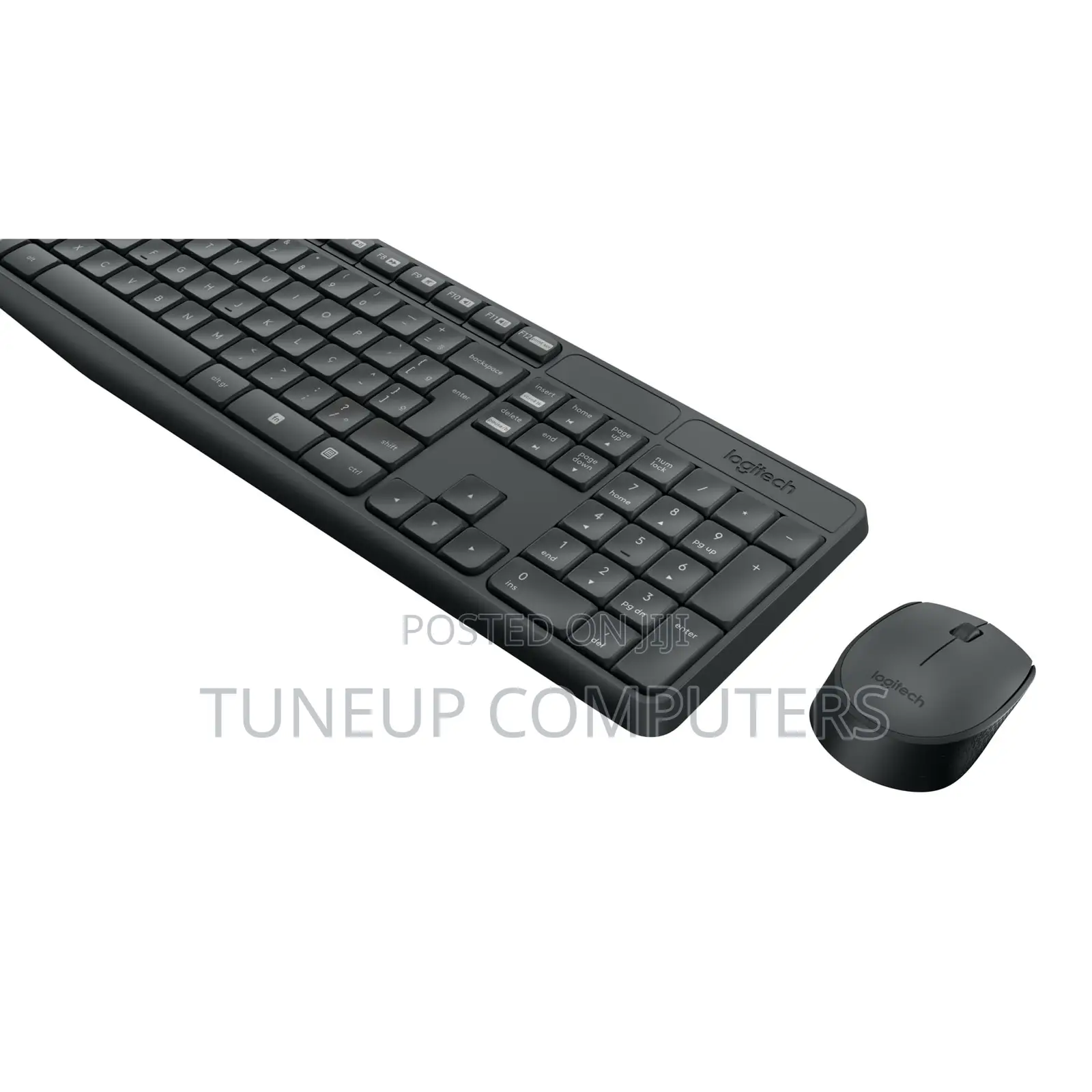 Logitech Mk235 Wireless Keyboard + Mouse - Black