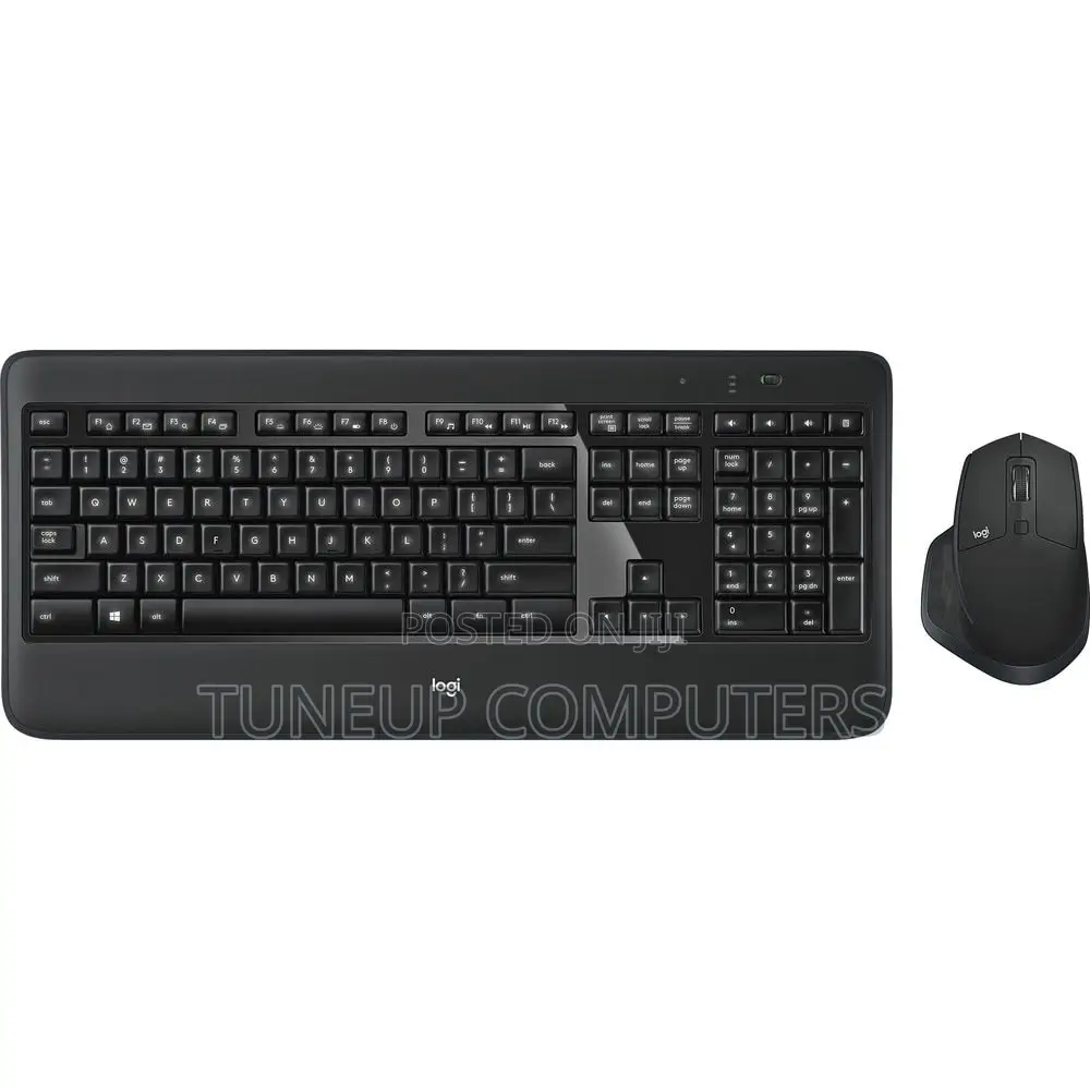 Logitech Mk330 Wireless Keyboard Mouse Combo - Black
