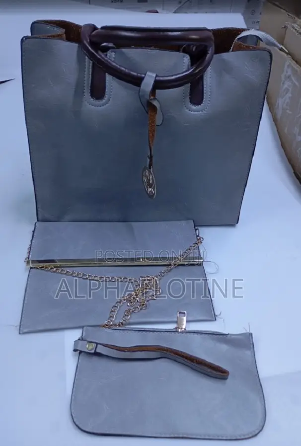 Dual Rolled Top Handles Open-Top Bucket Daily Ladies Bag