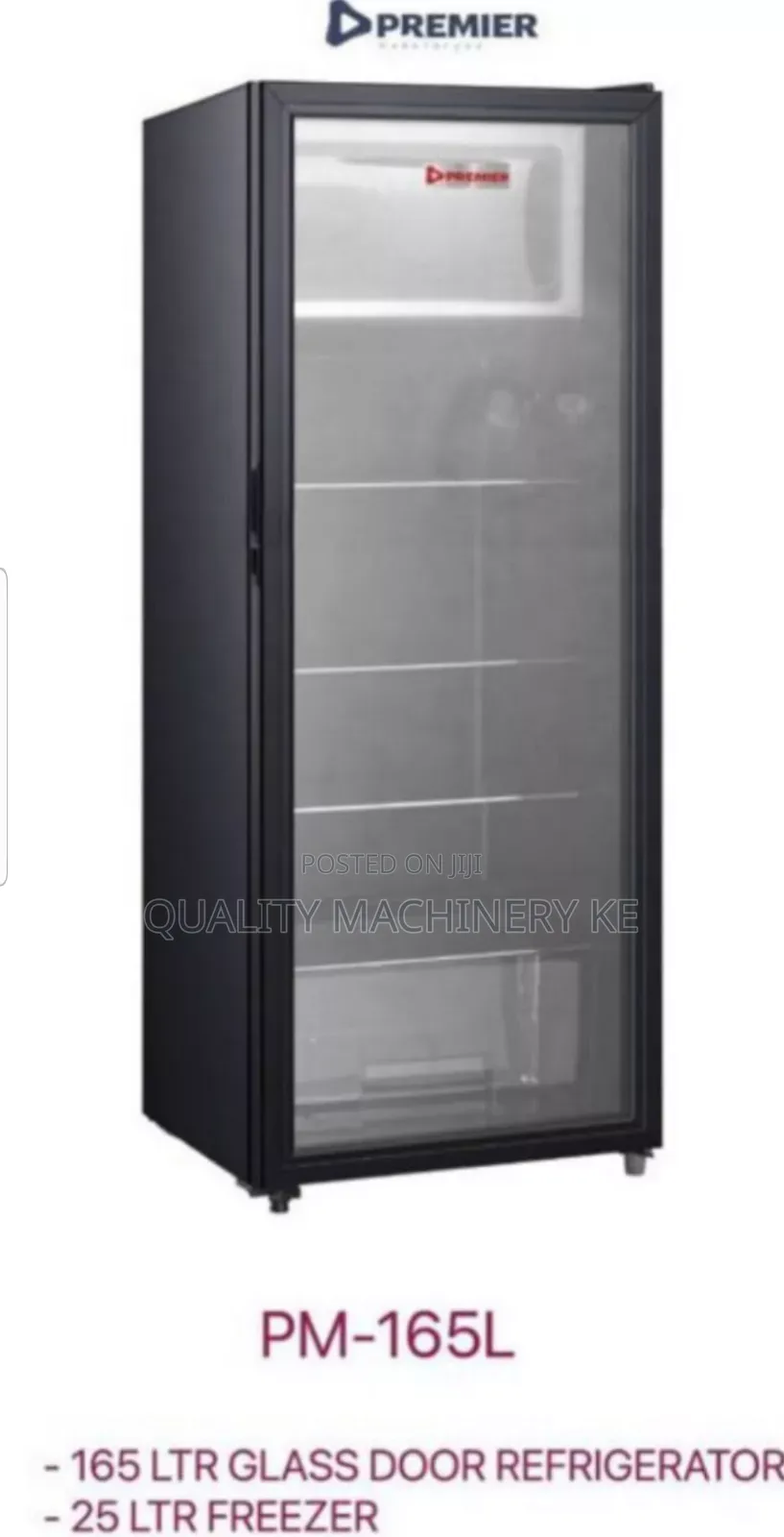 Long Lasting 165l Glass Door Display Fridge /Refrigerator