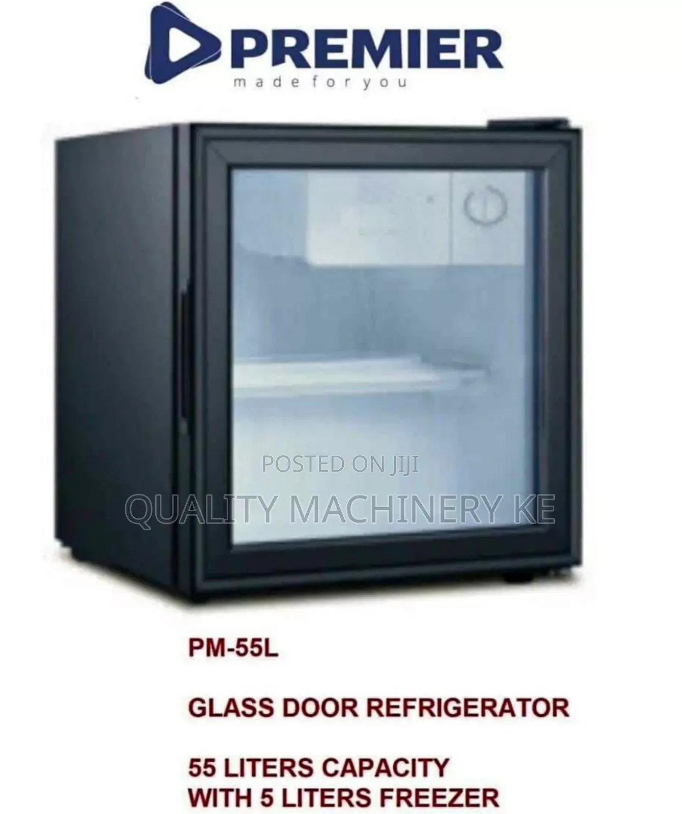 Quality Glass Door Fridge /Freezer 55l