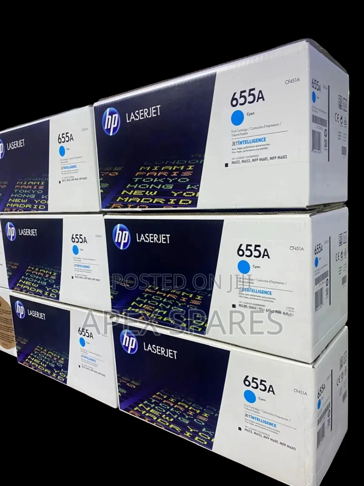 Hp Laserjet Enterprise M653x Toner Hp655a Yield Above 11,500