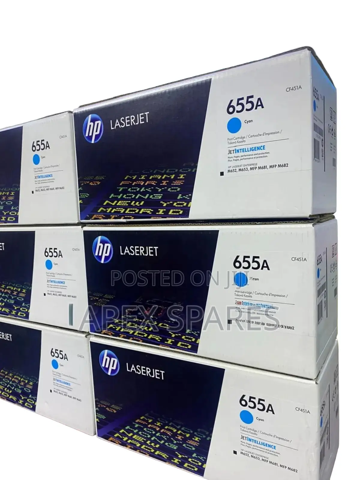 Hp Laserjet Enterprise M652dn Toner Hp655a Yield 11,500